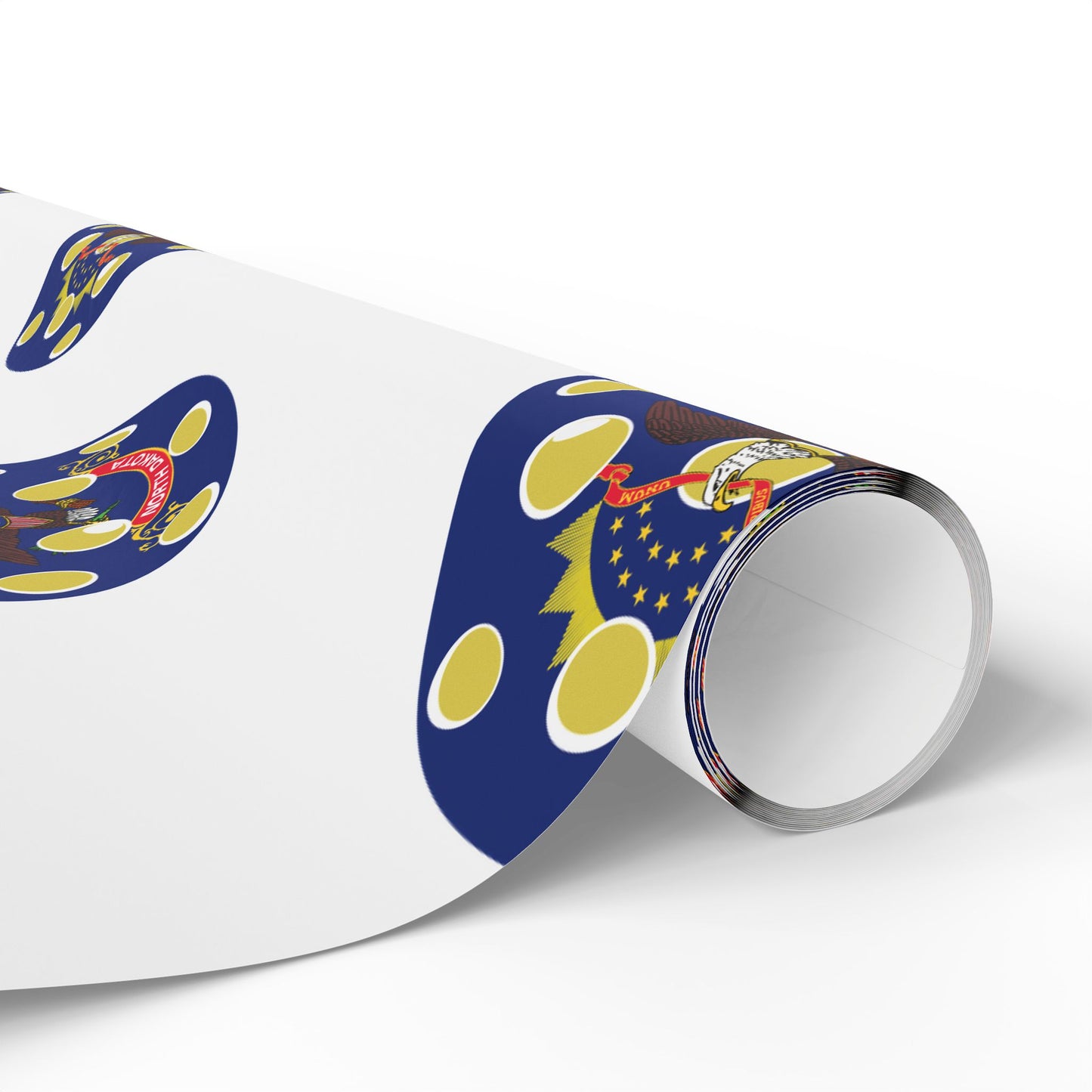 Pickleball Gift Wrap, North Dakota State Flag