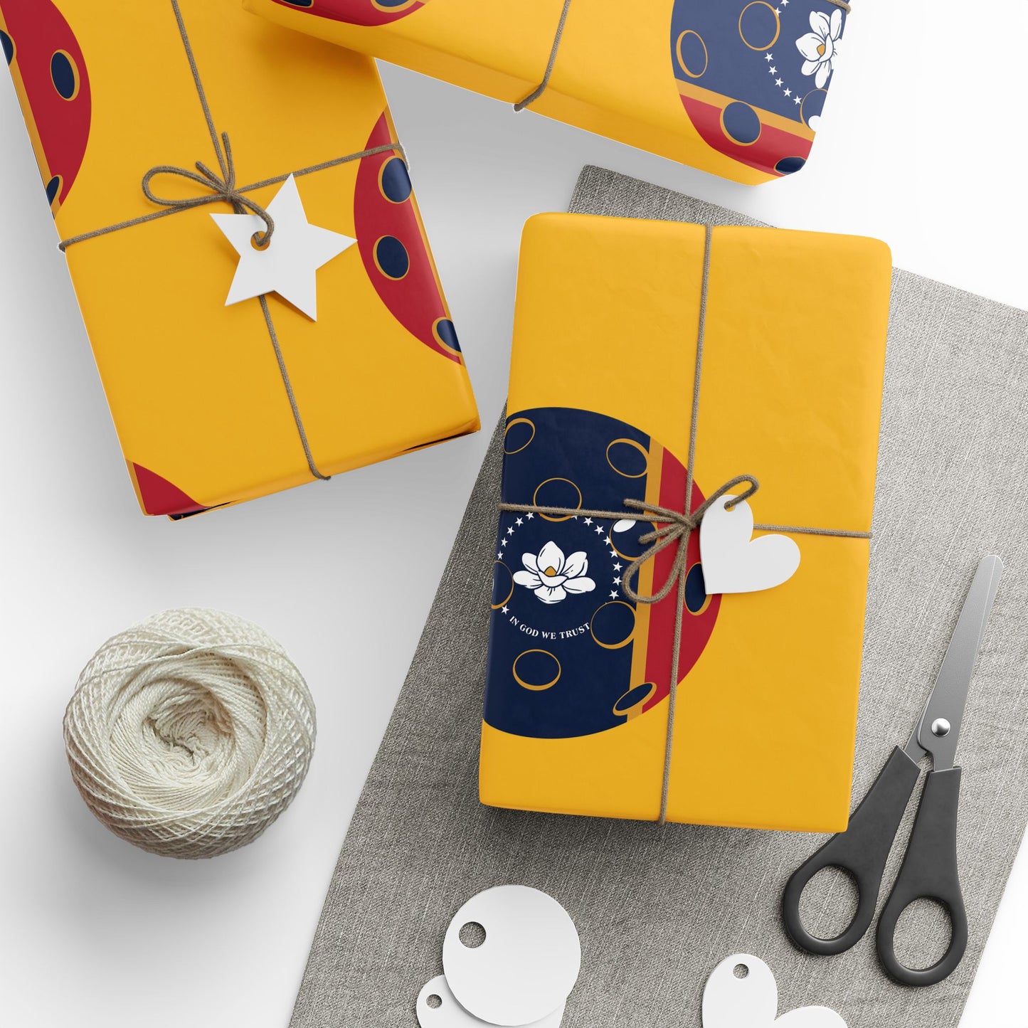 Pickleball Gift Wrap, Mississippi State Flag