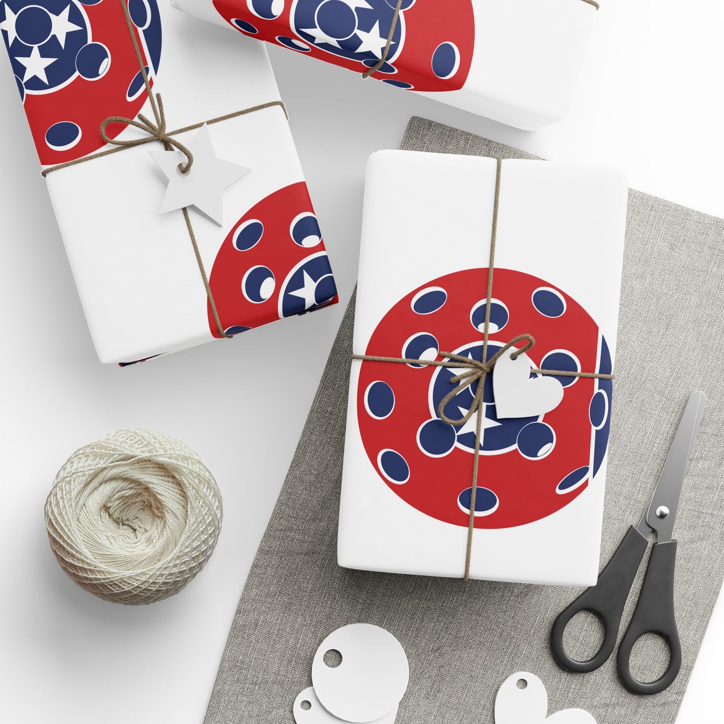 Pickleball Gift Wrap, Tennessee State Flag