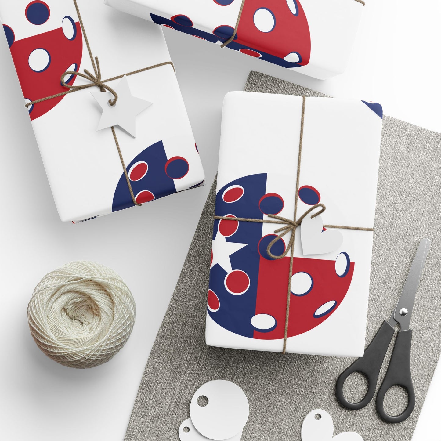 Pickleball Gift Wrap, Texas State Flag