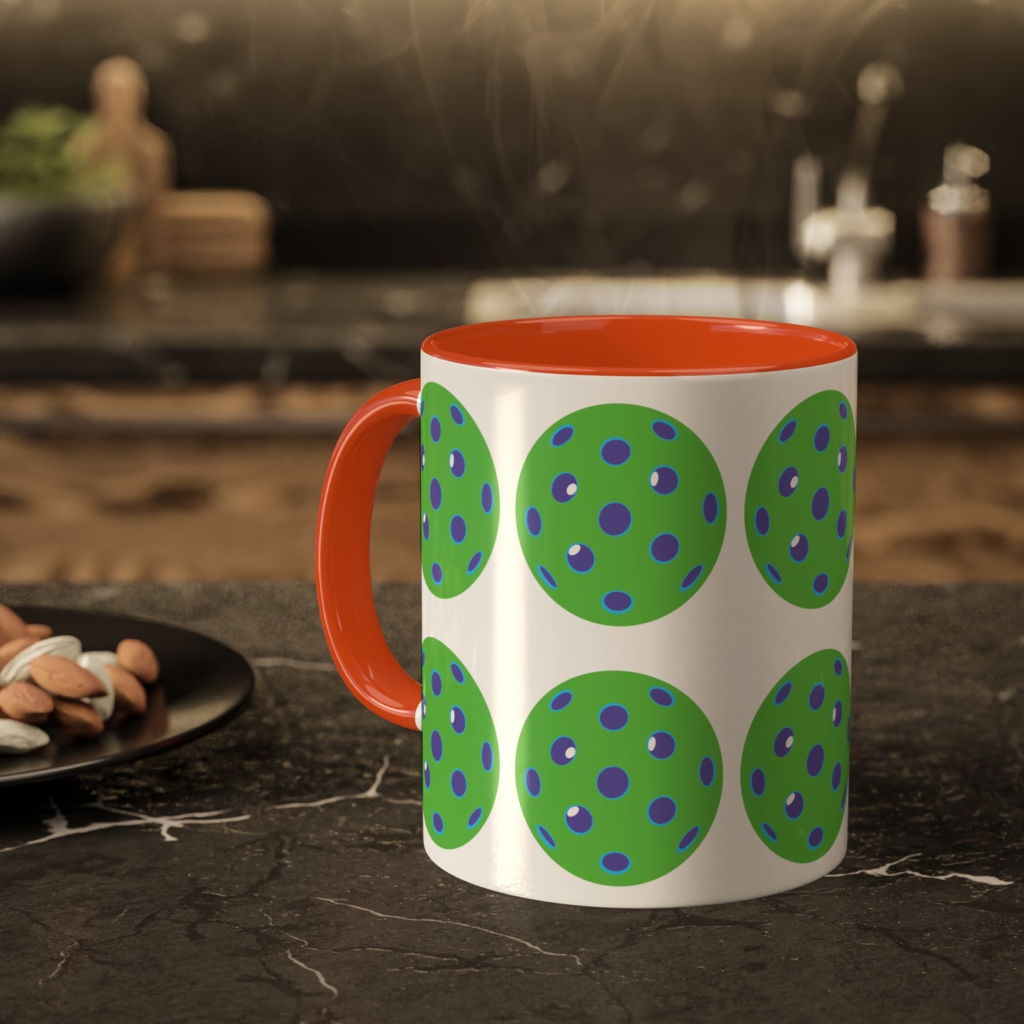 Mug, Lime/Blue 11oz
