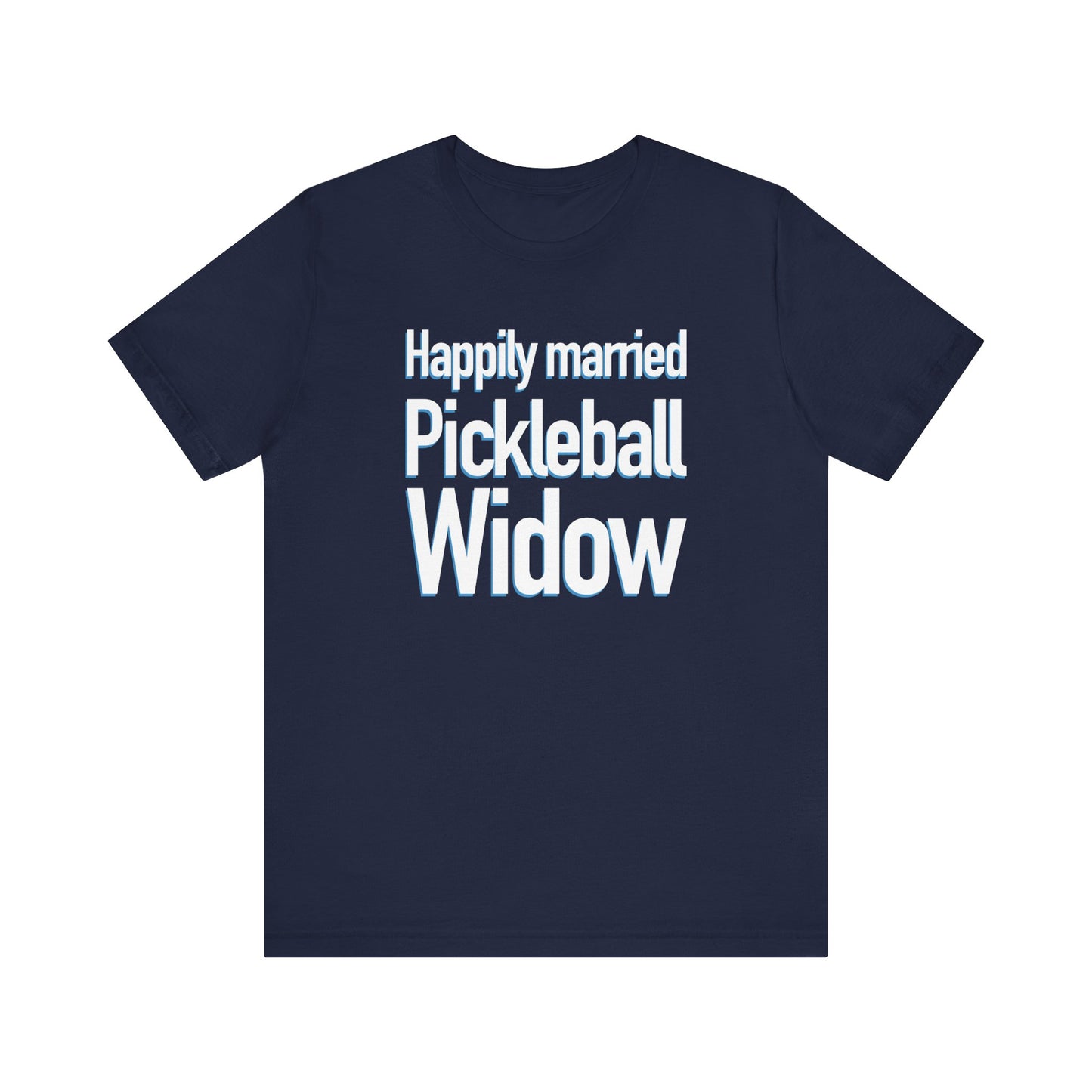 Pickleball Widow T-Shirt, Bella+Canvas 3001
