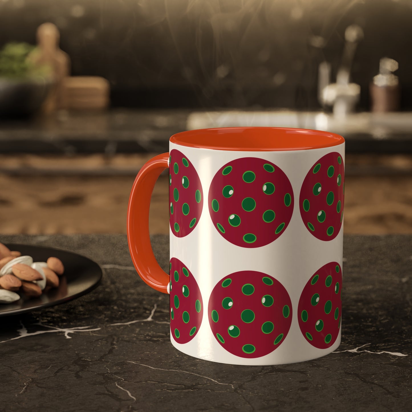Copy of Mug, Green/Red 11oz