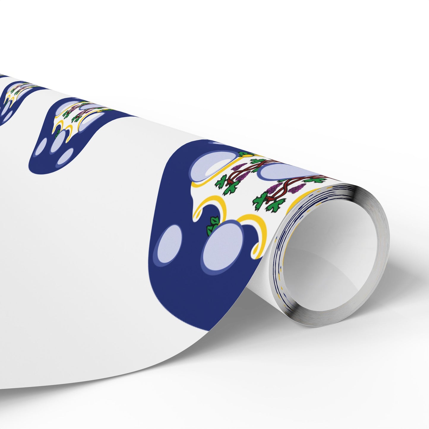 Pickleball Gift Wrap, Connecticut State Flag