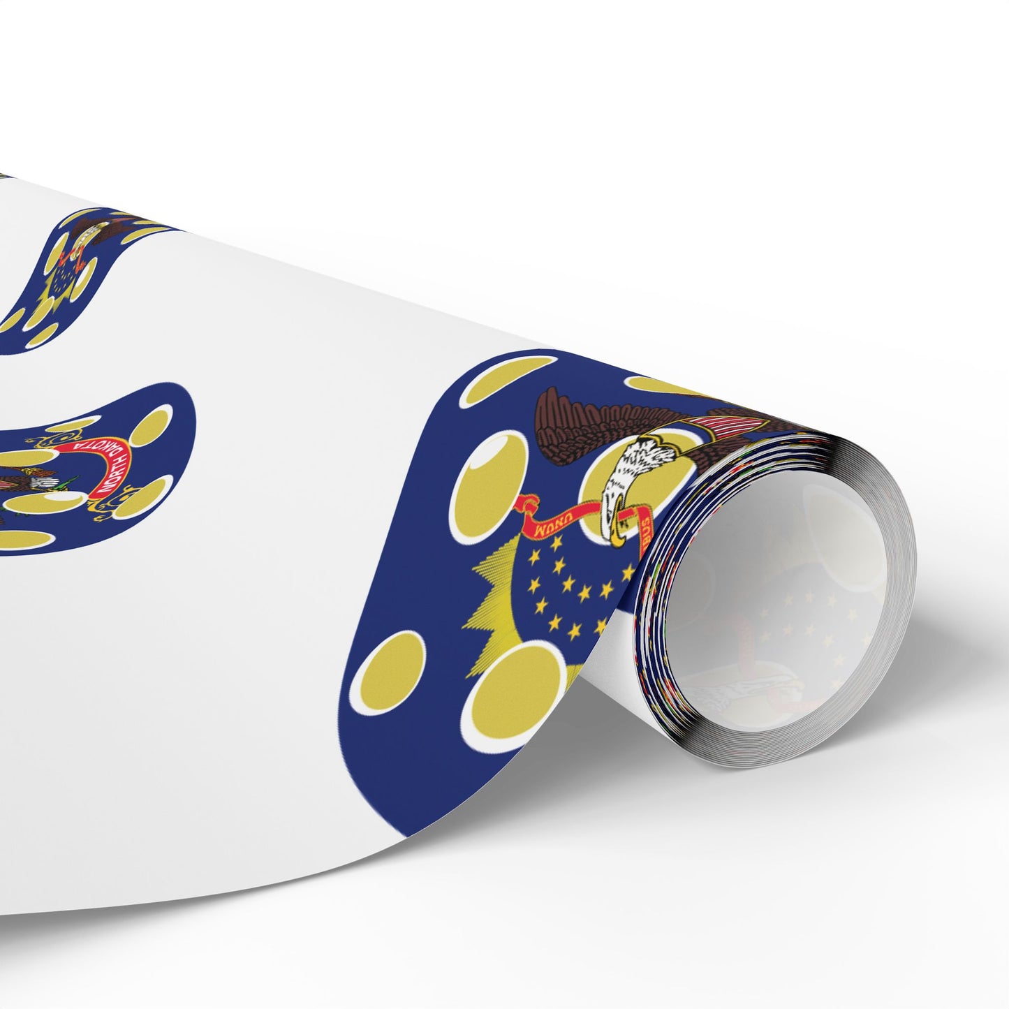 Pickleball Gift Wrap, North Dakota State Flag