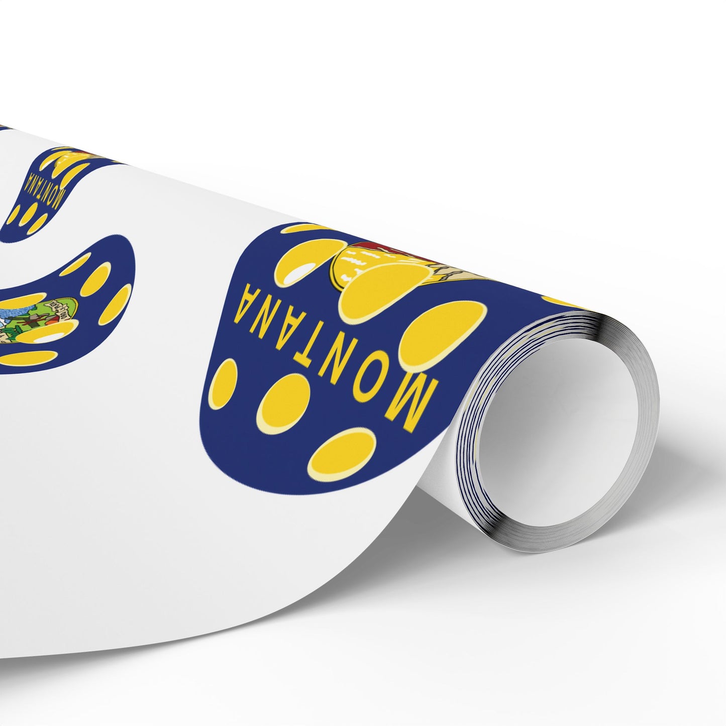Pickleball Gift Wrap, Montana State Flag