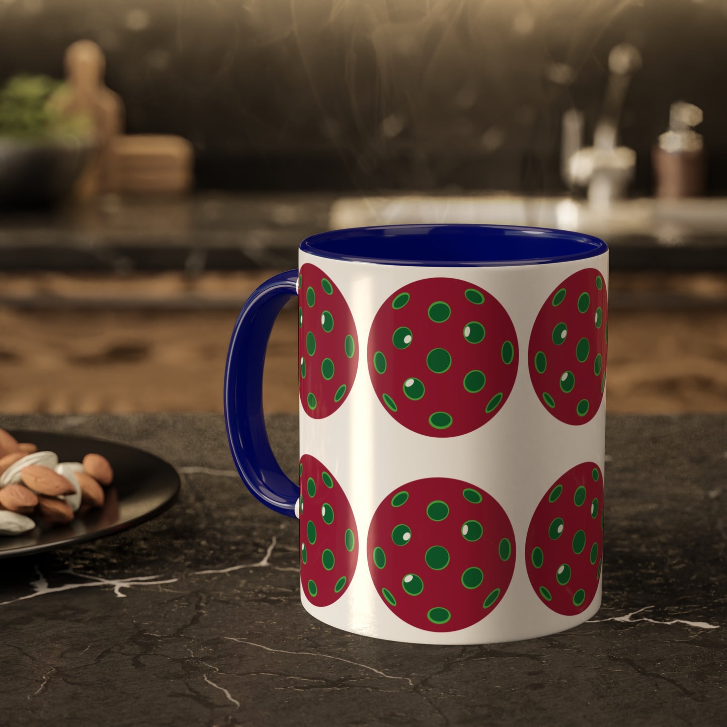 Copy of Mug, Green/Red 11oz