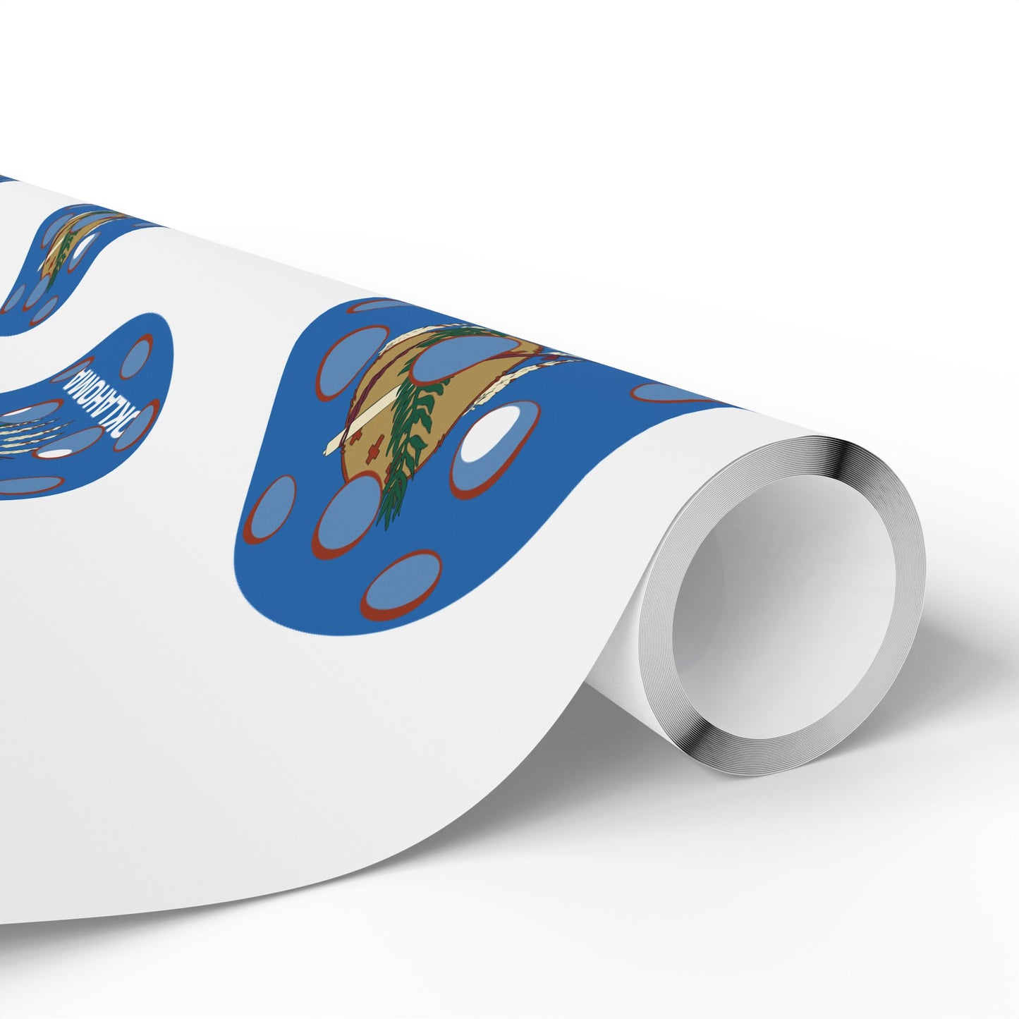 Pickleball Gift Wrap, Oklahoma State Flag