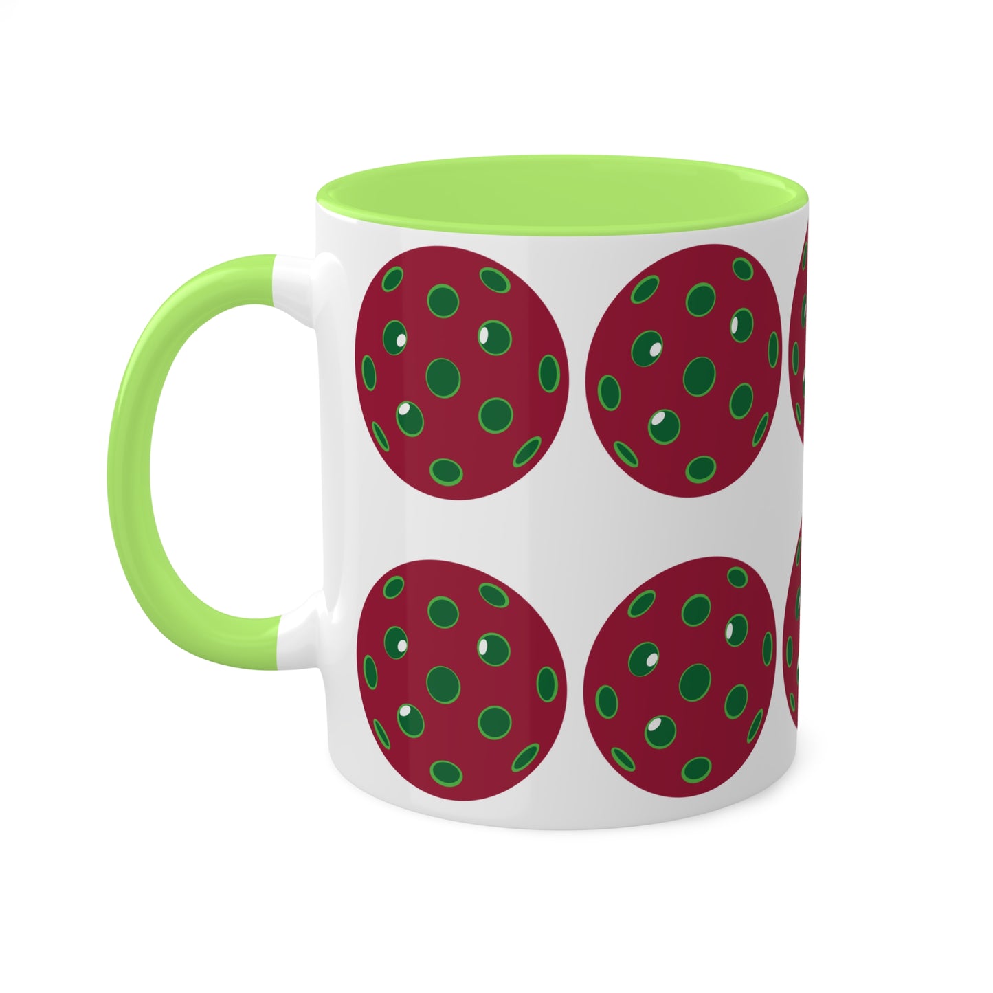 Copy of Mug, Green/Red 11oz