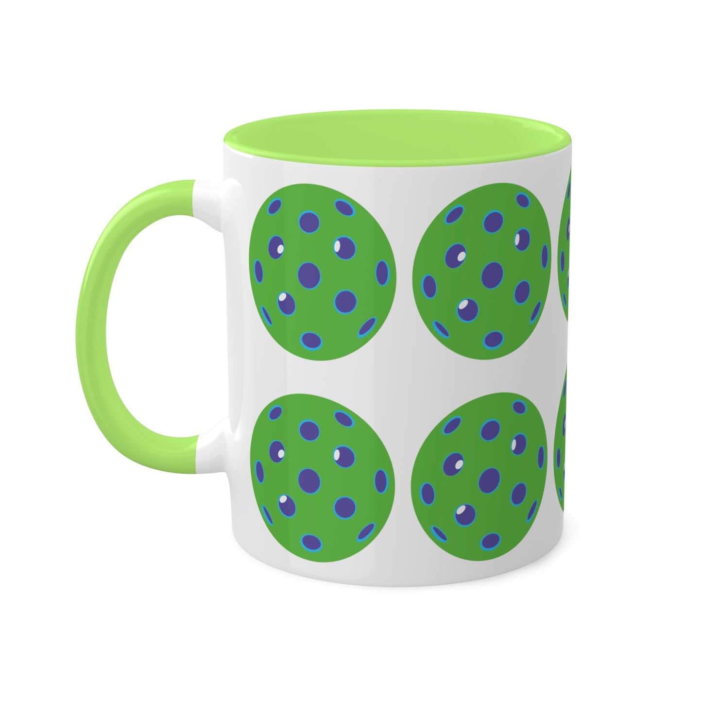 Mug, Lime/Blue 11oz
