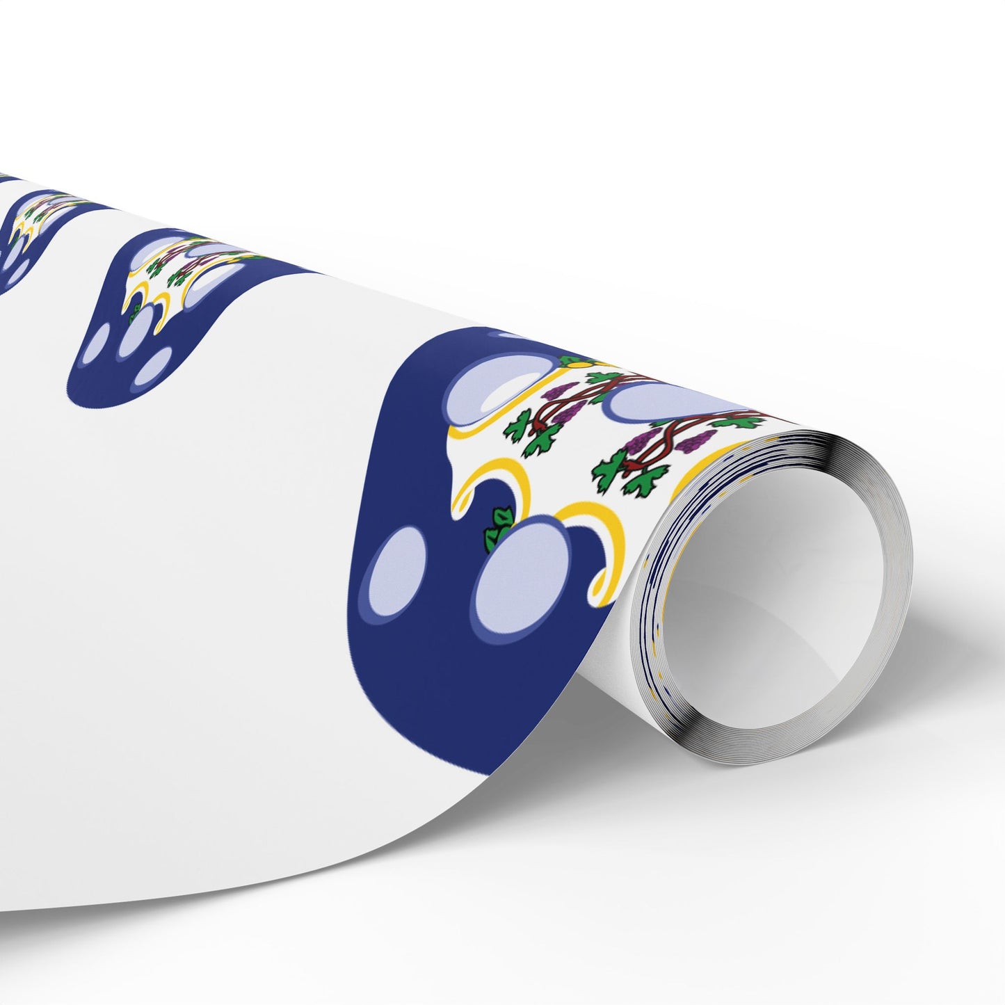 Pickleball Gift Wrap, Connecticut State Flag