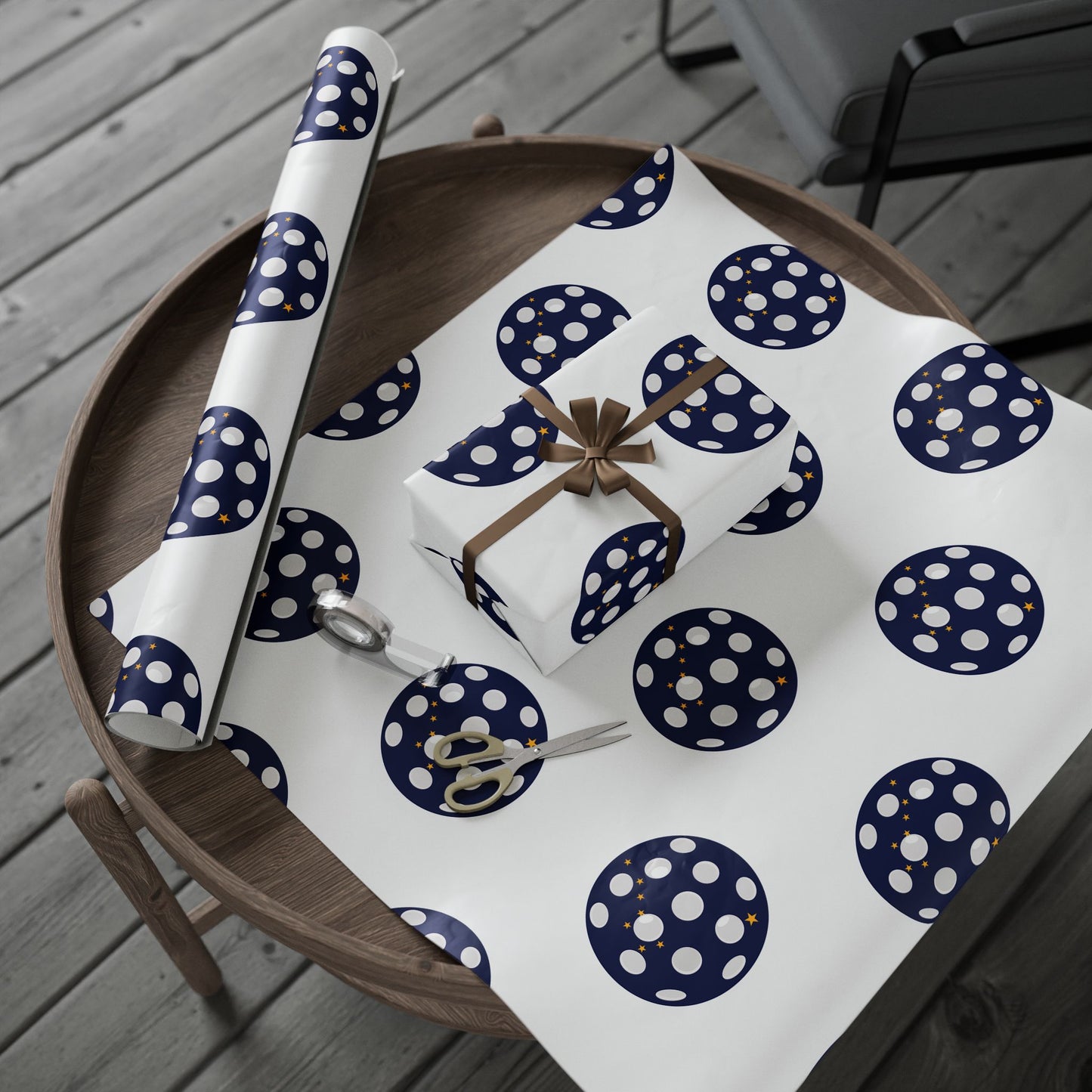 Pickleball Gift Wrap, Alaska State Flag