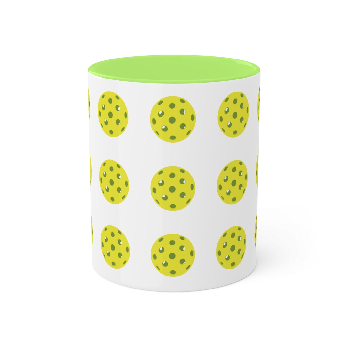 Pickleball Mug, Lime, 11oz