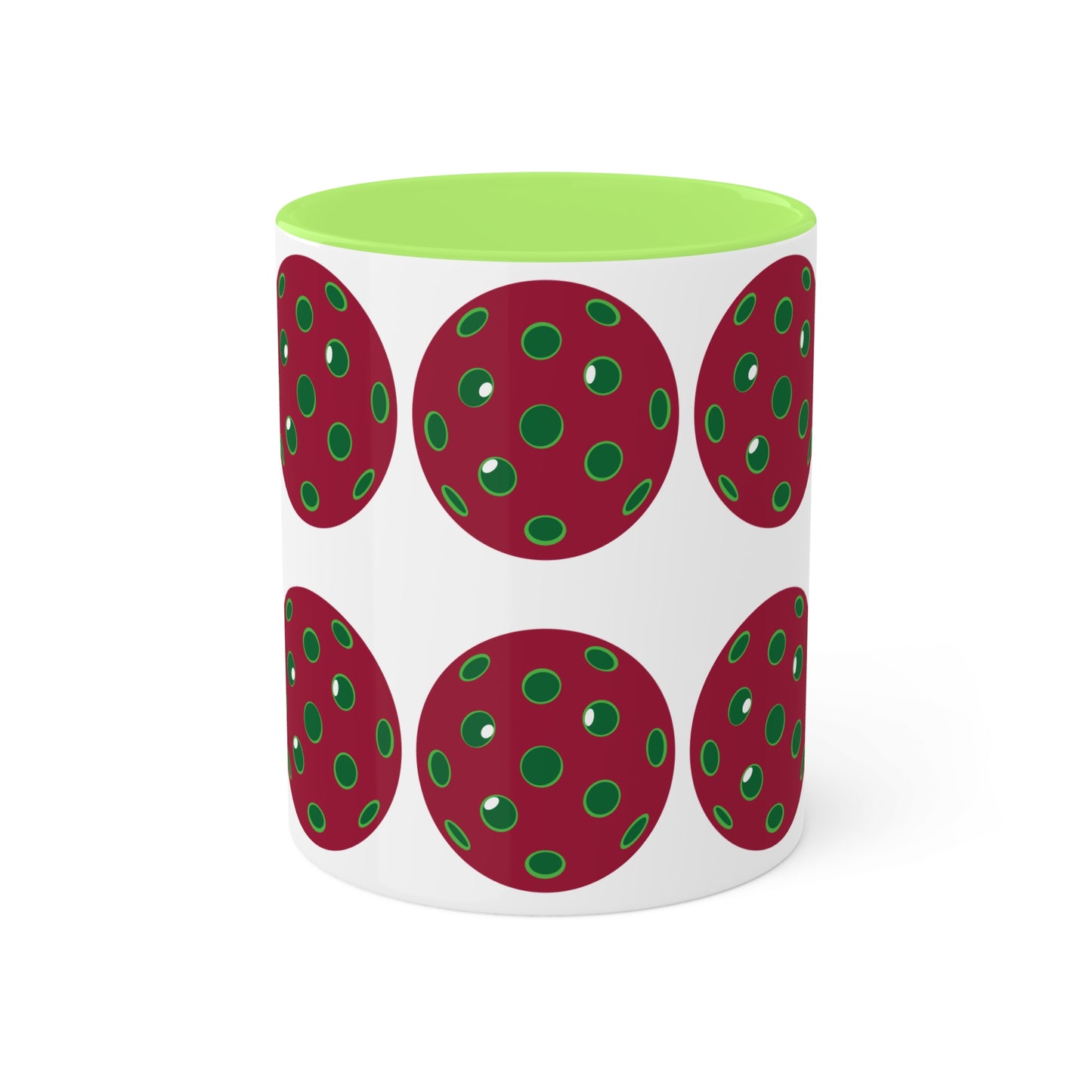Copy of Mug, Green/Red 11oz