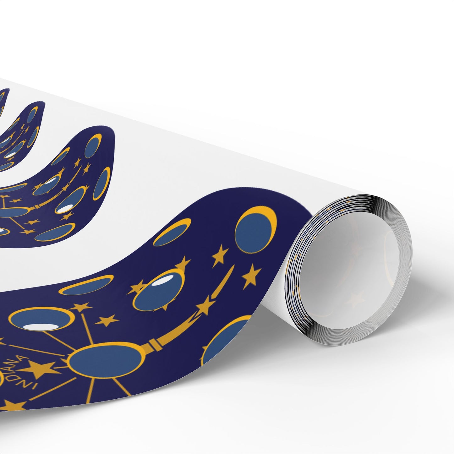 Pickleball Gift Wrap, Indiana State Flag