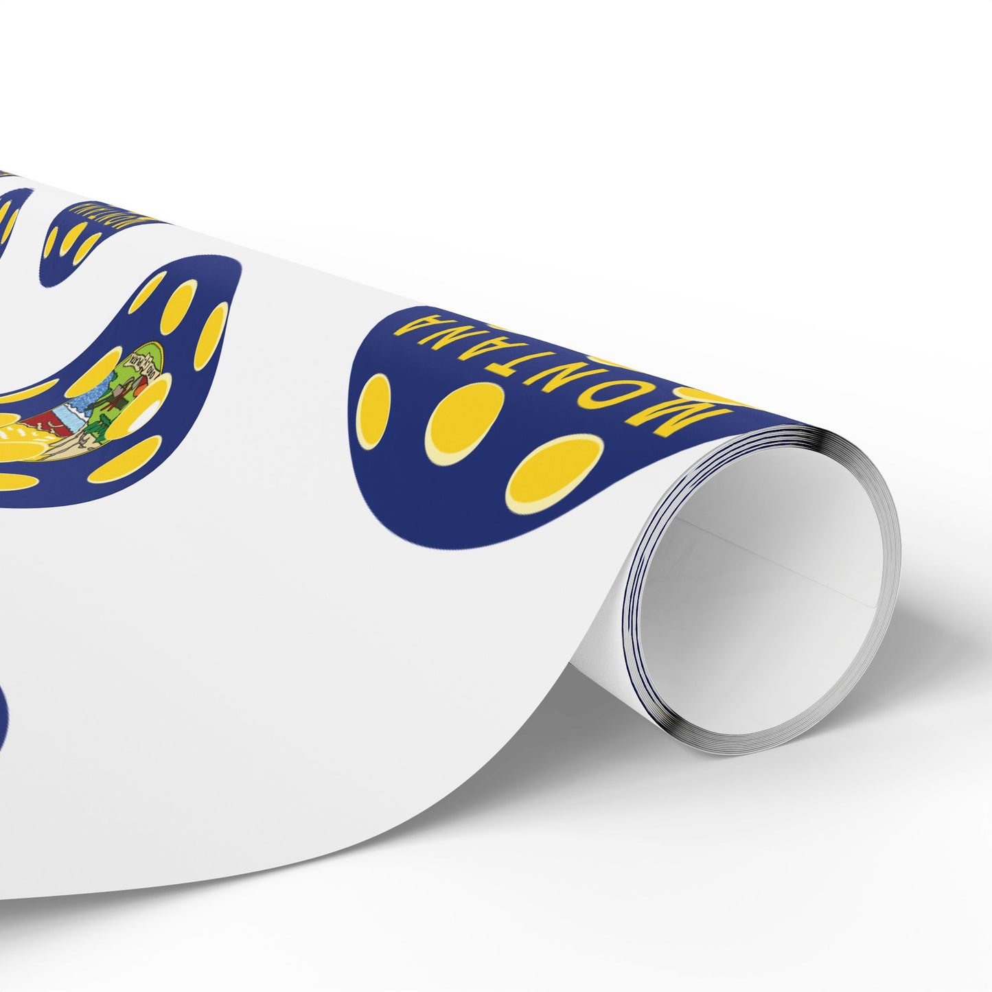 Pickleball Gift Wrap, Montana State Flag