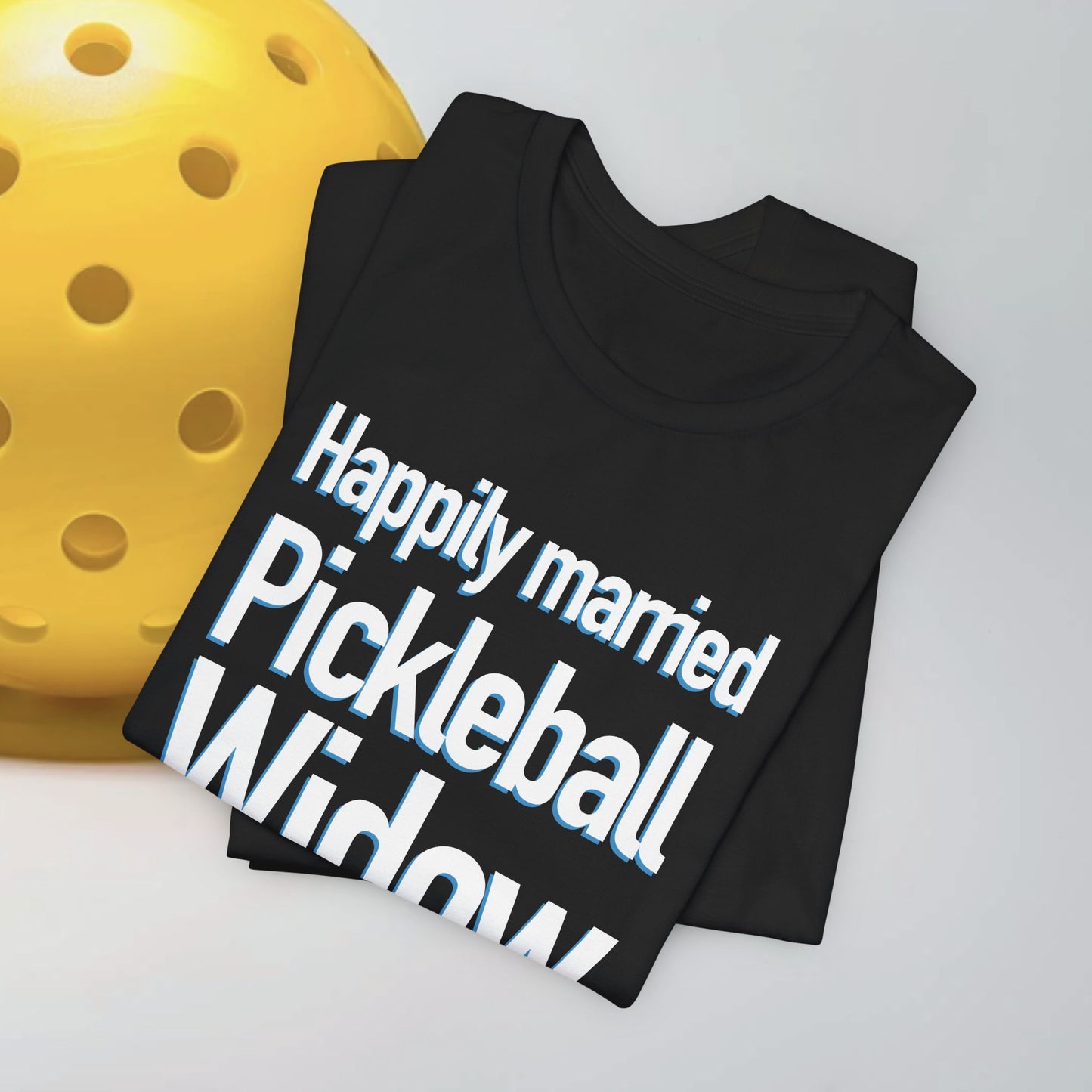 Pickleball Widow T-Shirt, Bella+Canvas 3001