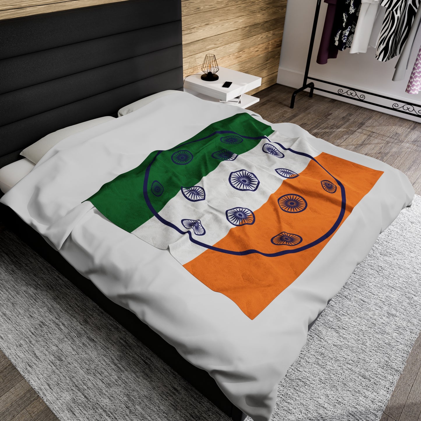 India Pickleball Blanket 50x60"