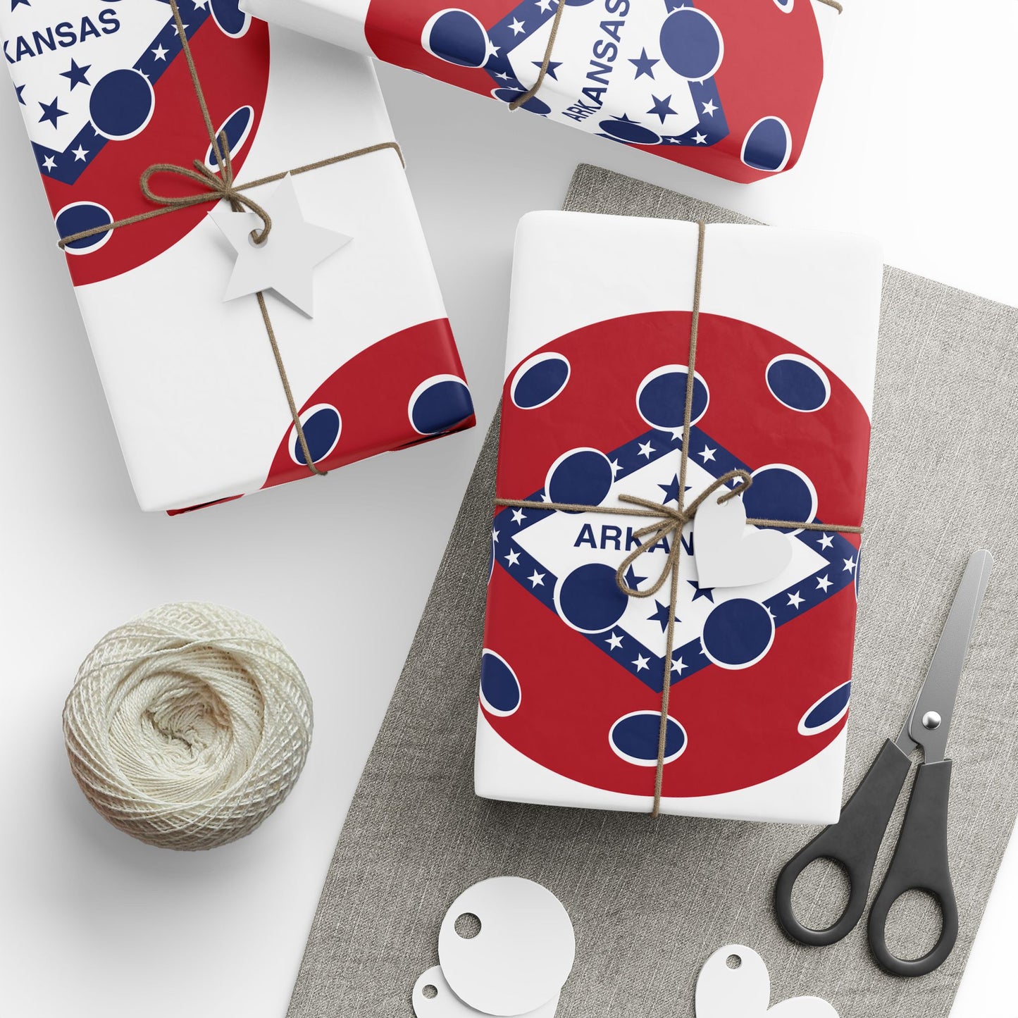 Pickleball Gift Wrap, Arkansas State Flag