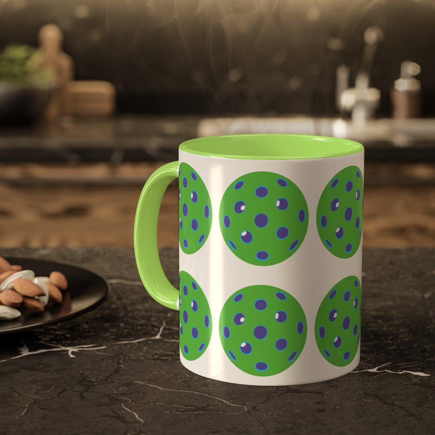 Mug, Lime/Blue 11oz