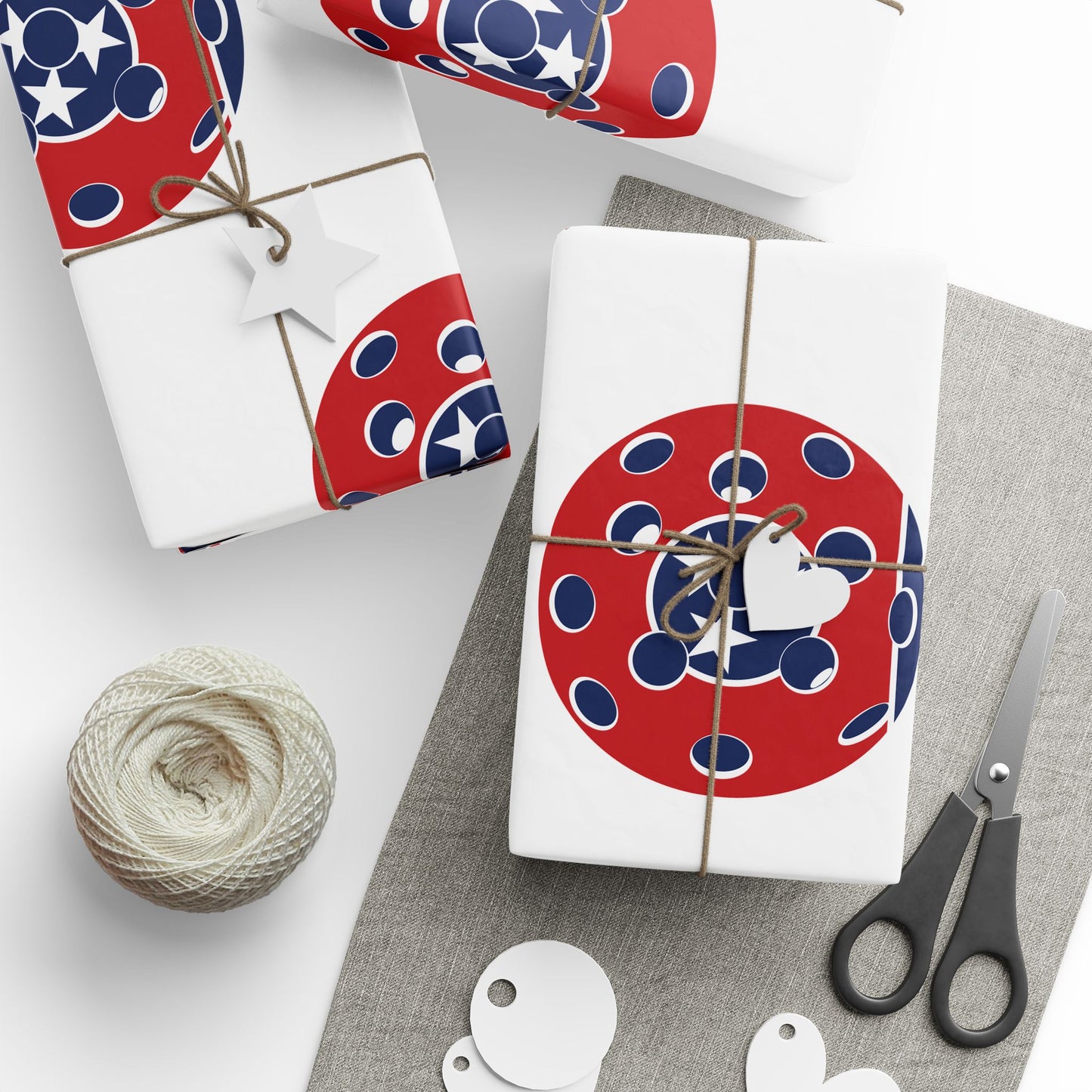 Pickleball Gift Wrap, Tennessee State Flag
