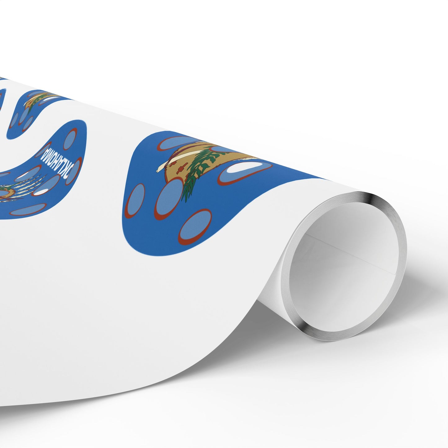 Pickleball Gift Wrap, Oklahoma State Flag