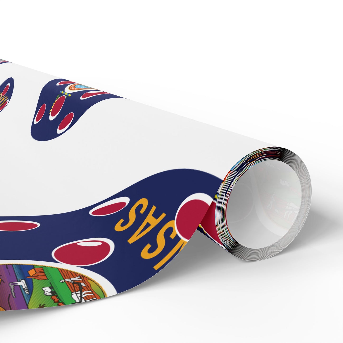 Pickleball Gift Wrap, Kansas State Flag