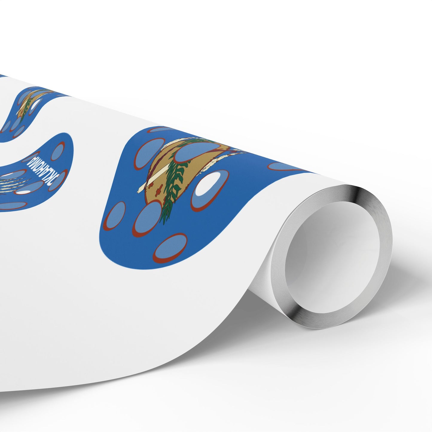 Pickleball Gift Wrap, Oklahoma State Flag