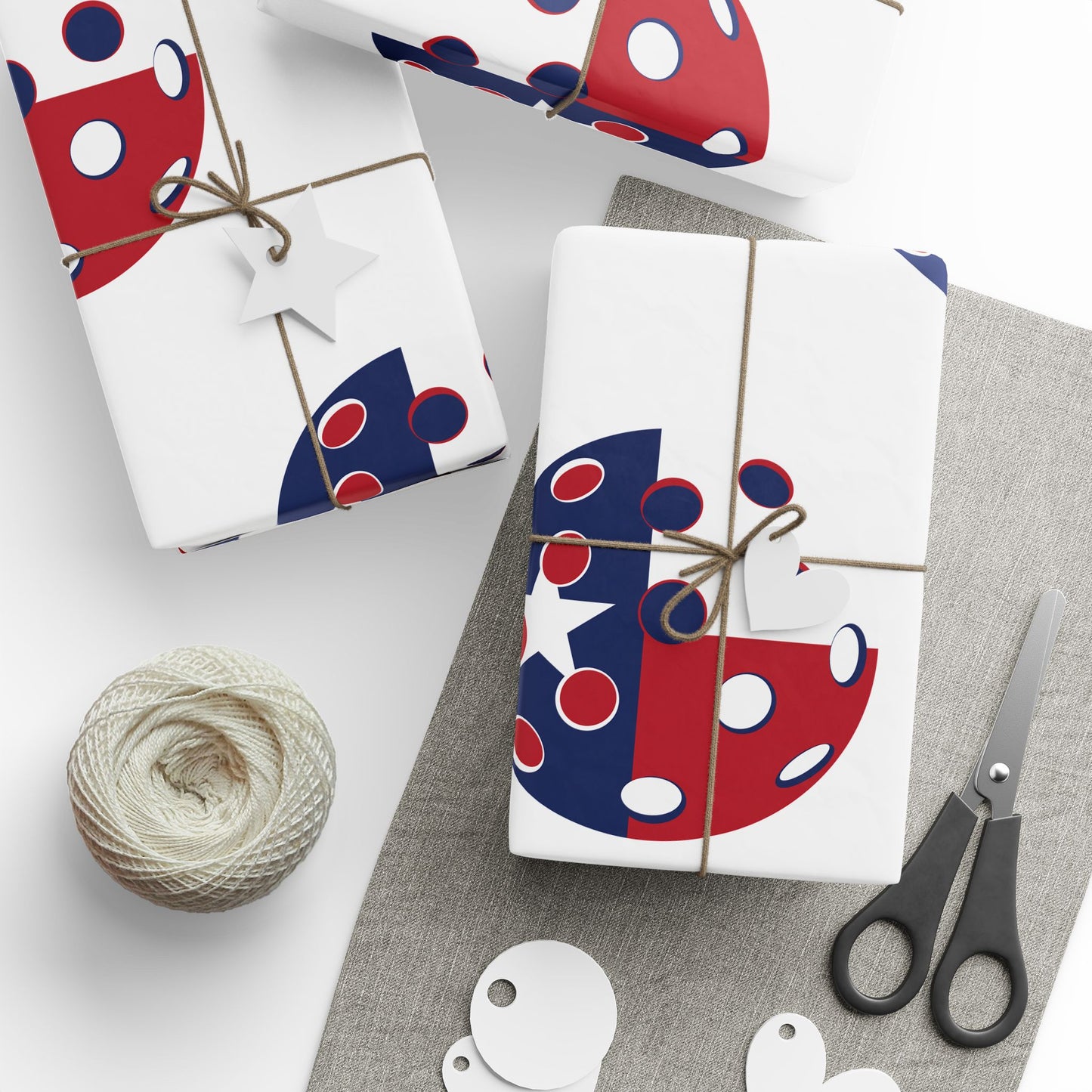 Pickleball Gift Wrap, Texas State Flag