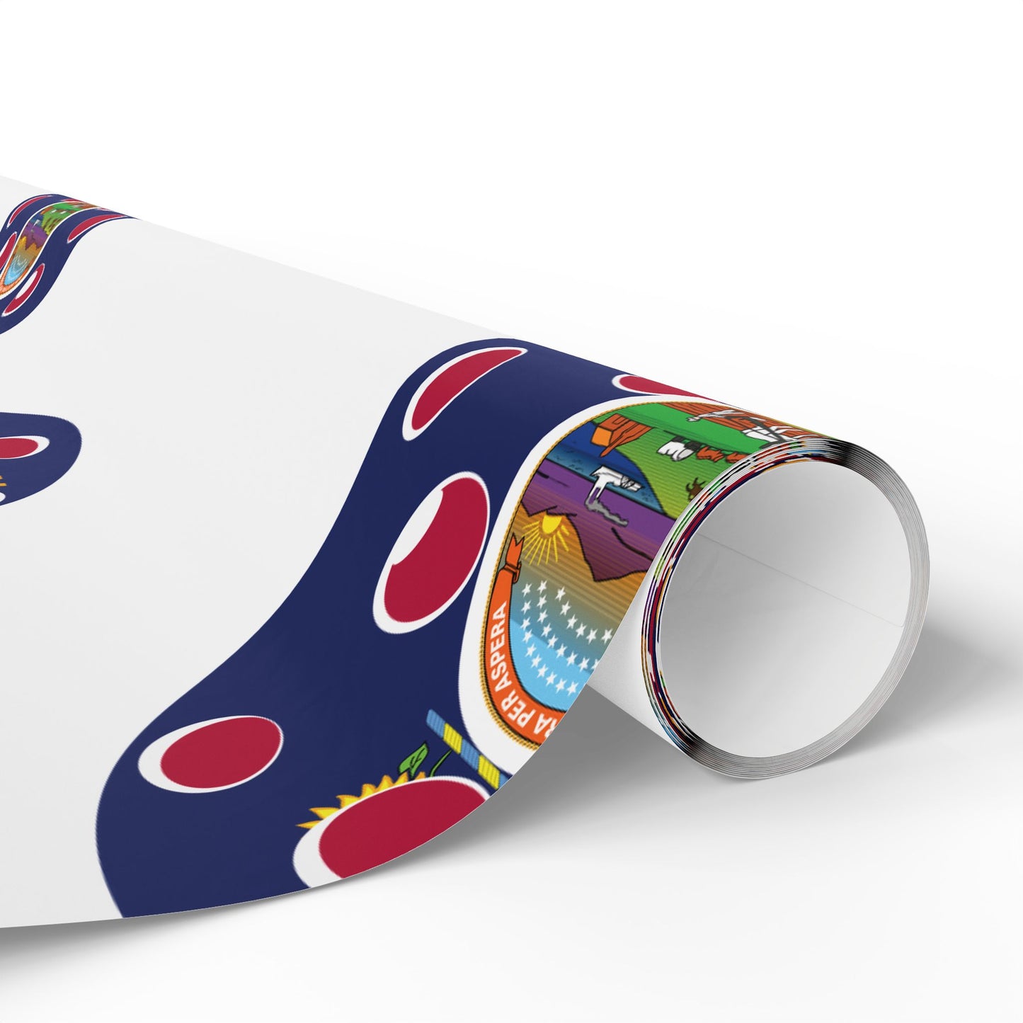 Pickleball Gift Wrap, Kansas State Flag