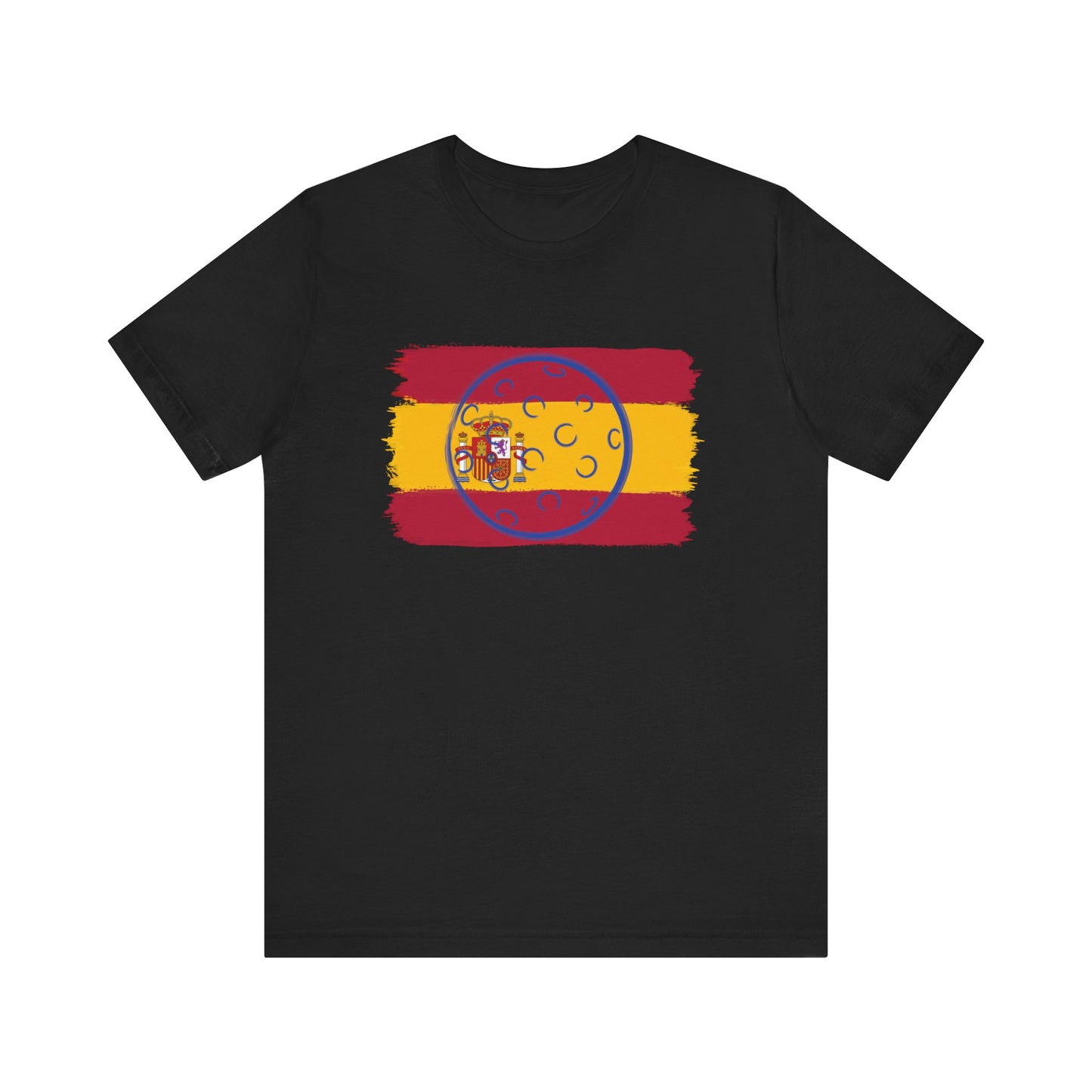 Spain Pickleball Flag, Black