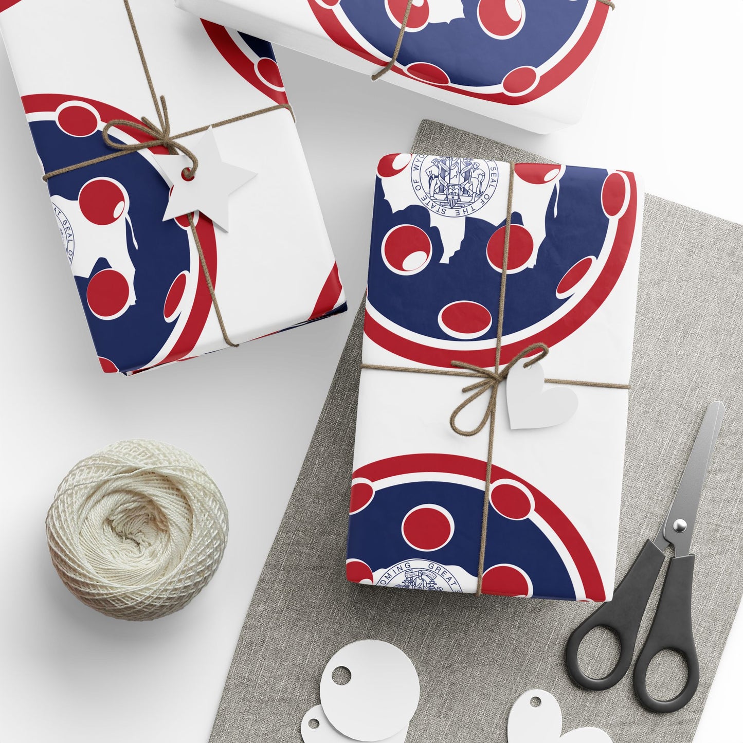 Pickleball Gift Wrap, Wyoming State Flag