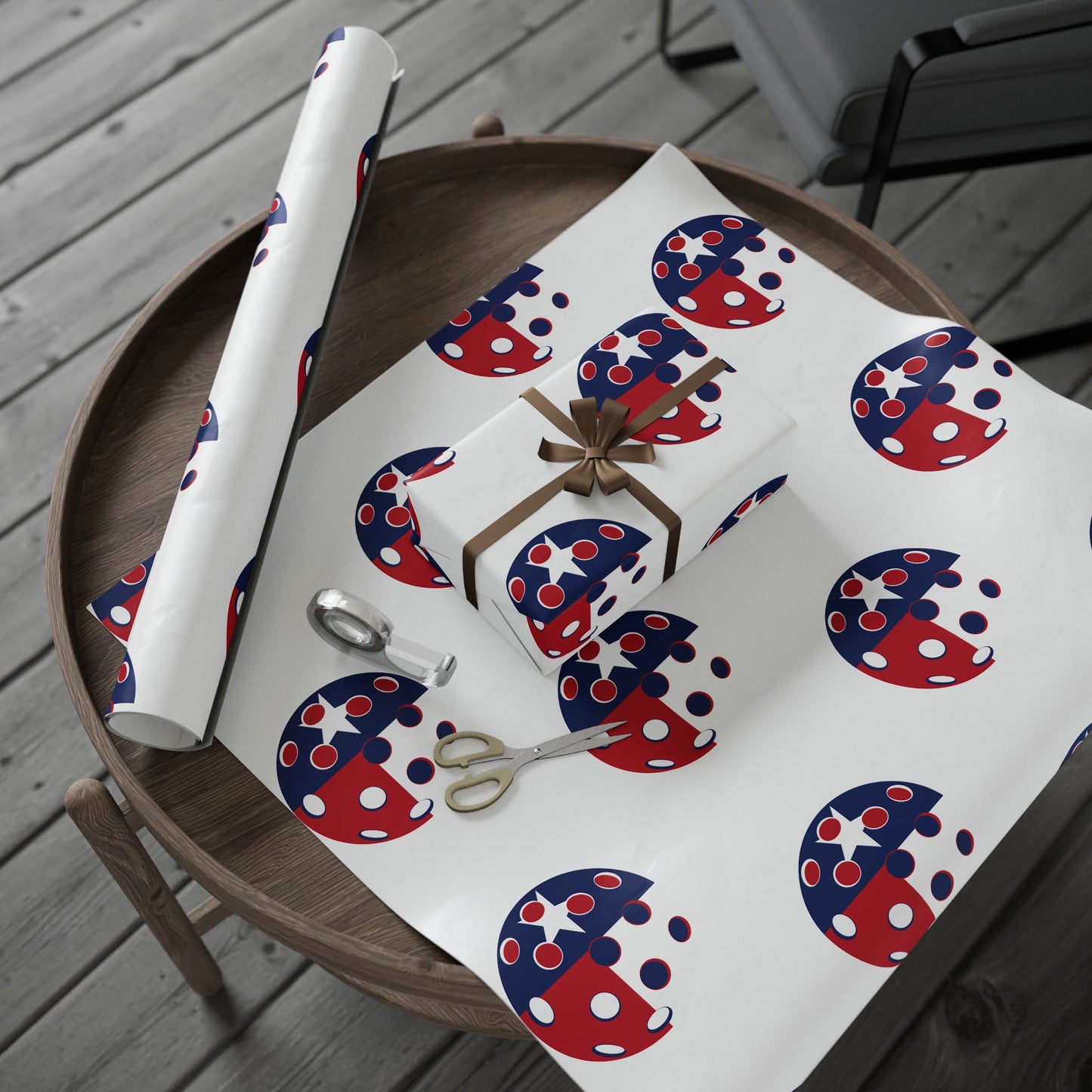 Pickleball Gift Wrap, Texas State Flag