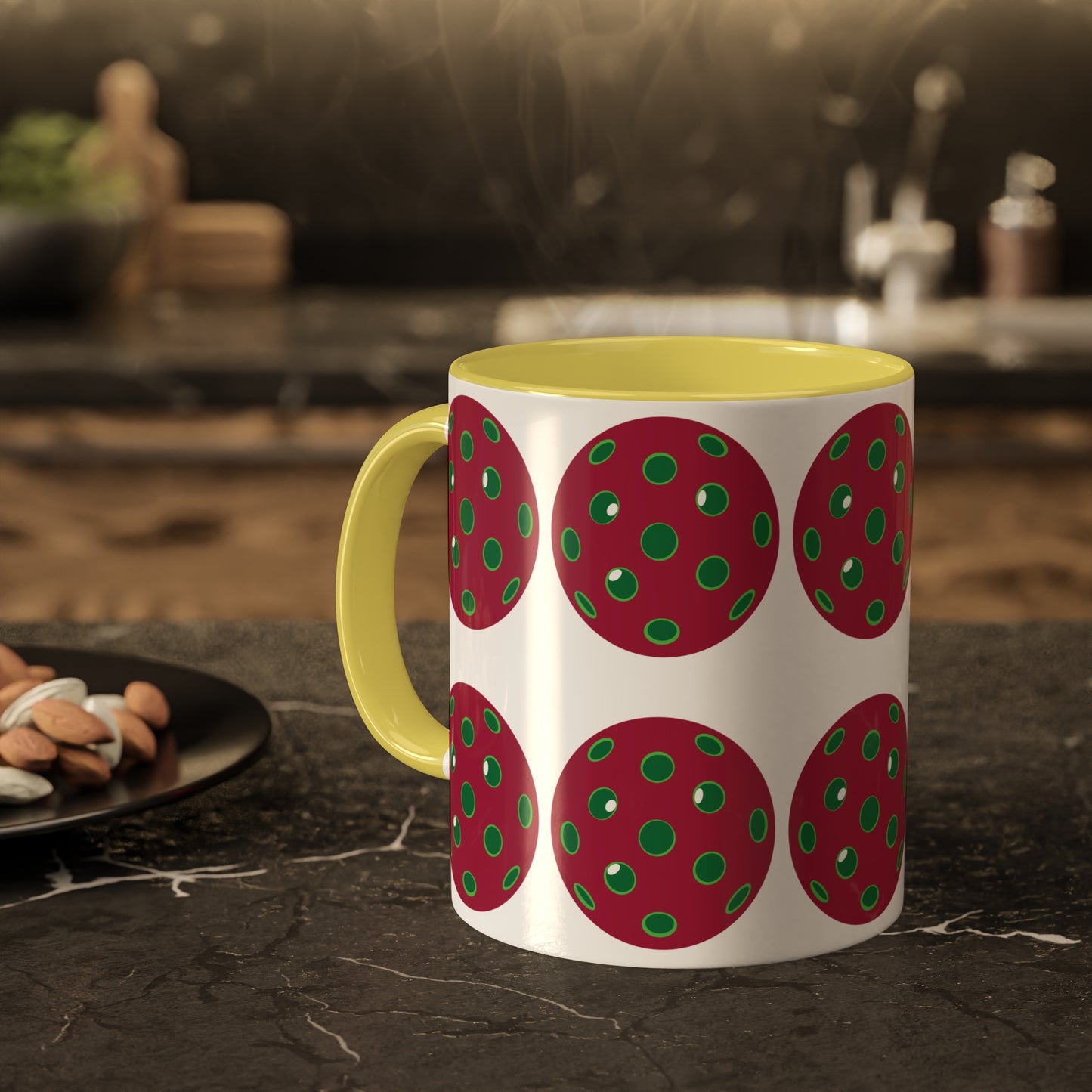 Copy of Mug, Green/Red 11oz