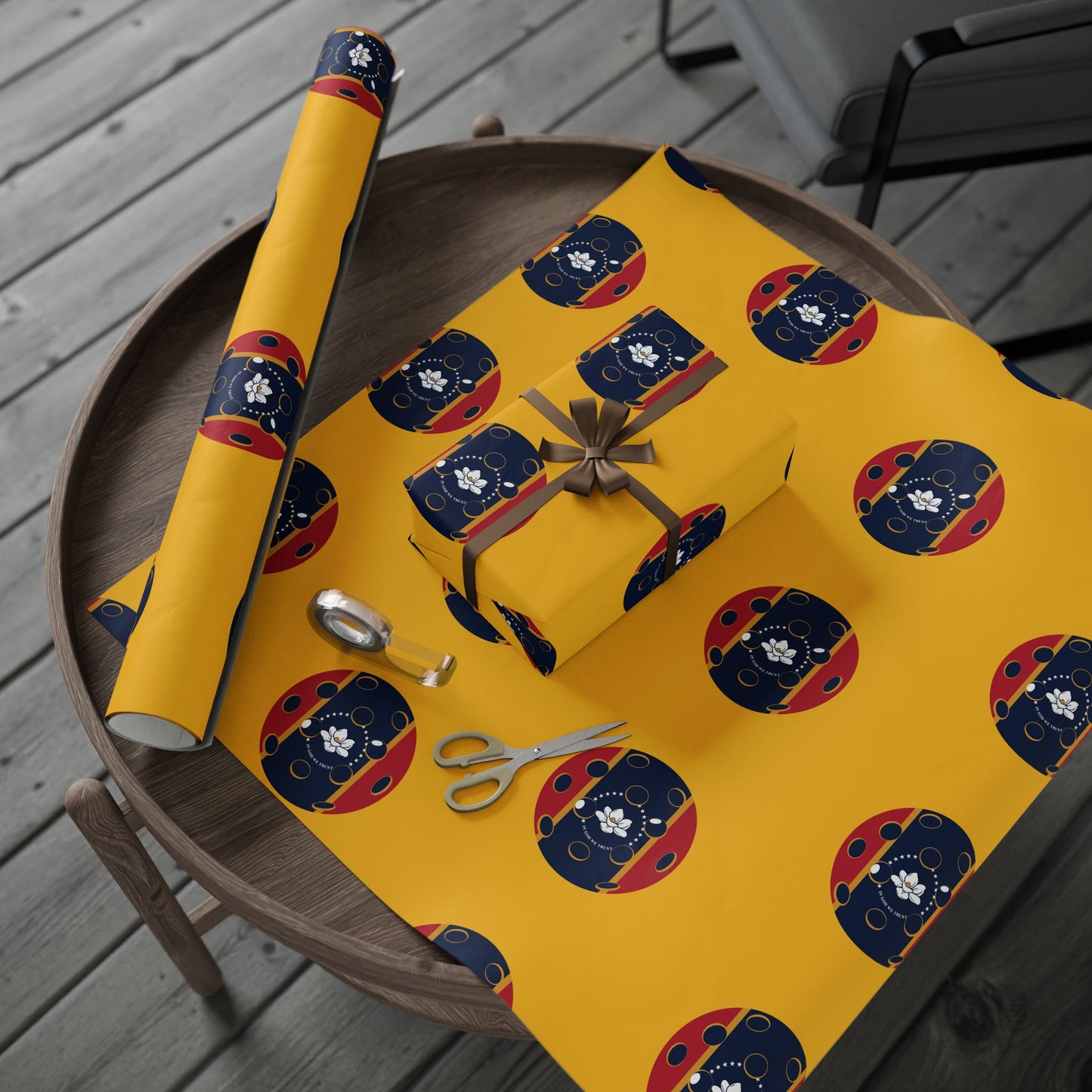 Pickleball Gift Wrap, Mississippi State Flag