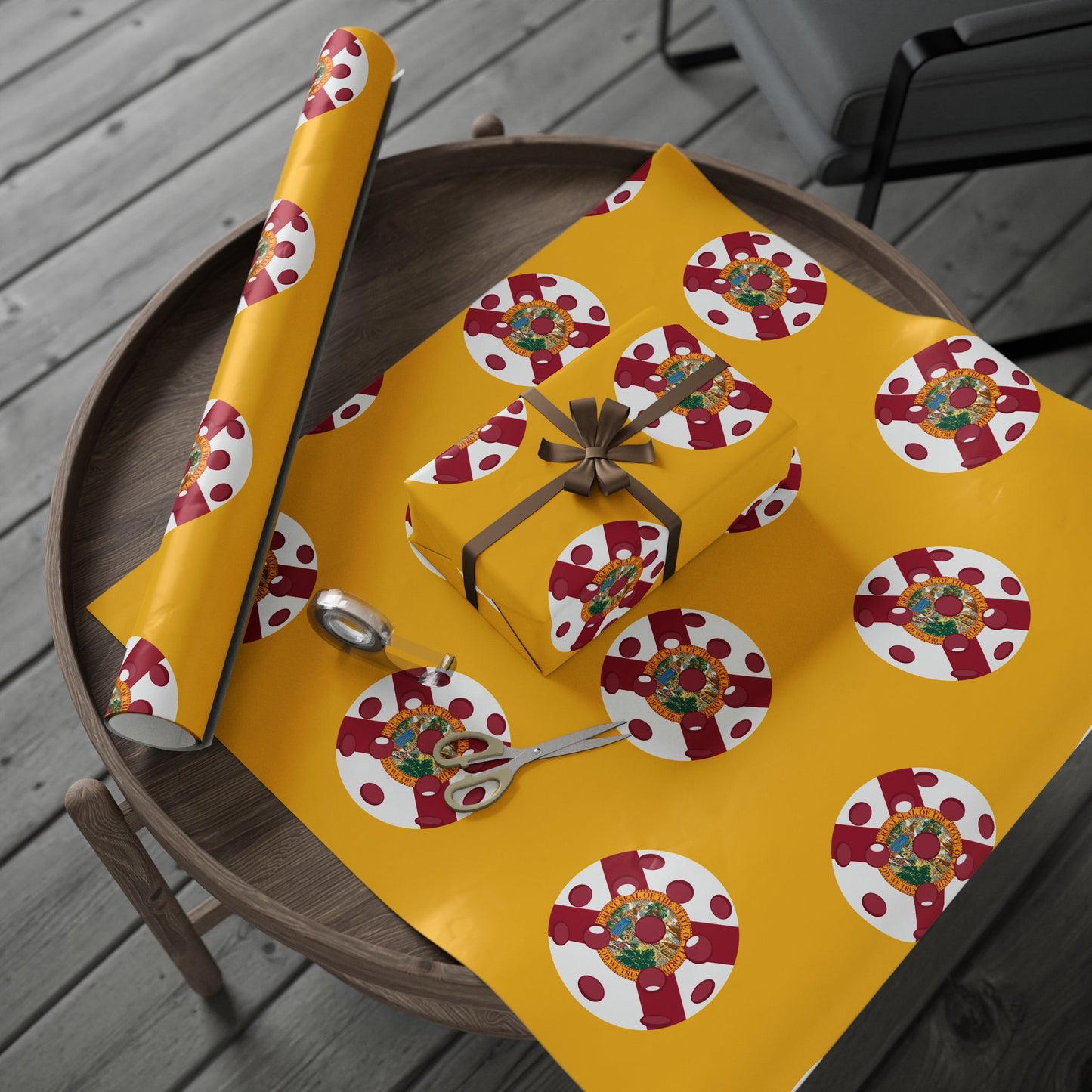Pickleball Gift Wrap, Florida State Flag