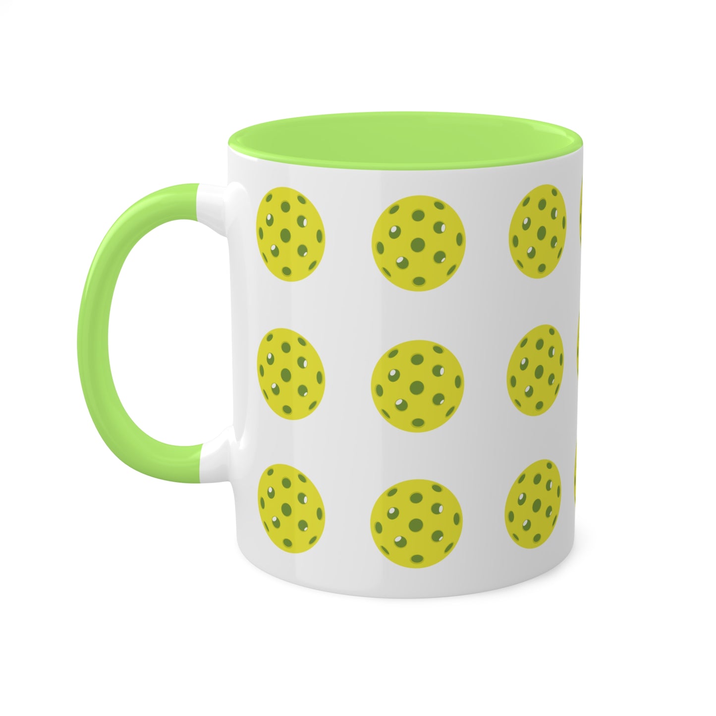 Pickleball Mug, Lime, 11oz