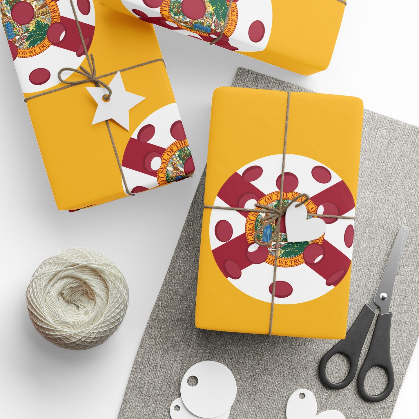 Pickleball Gift Wrap, Florida State Flag