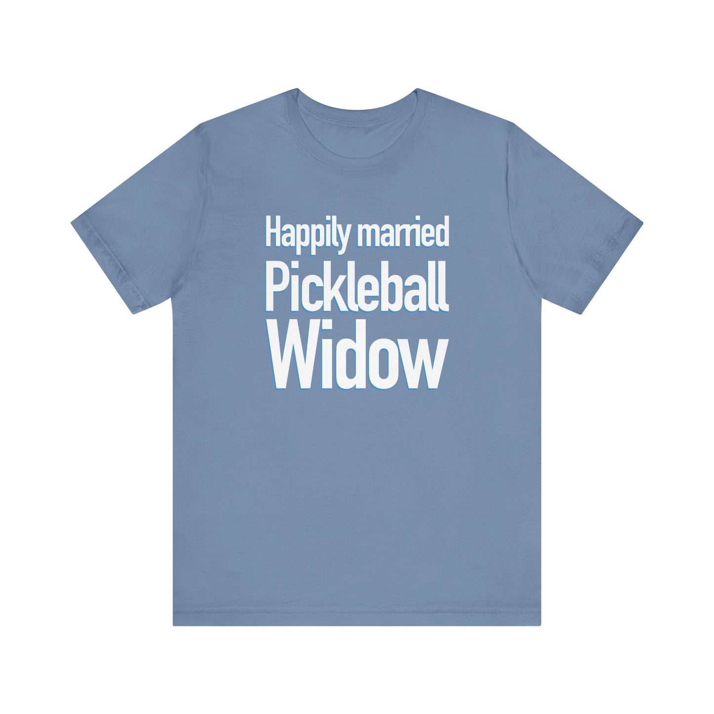 Pickleball Widow T-Shirt, Bella+Canvas 3001