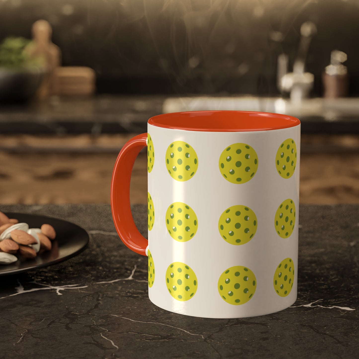 Pickleball Mug, Lime, 11oz