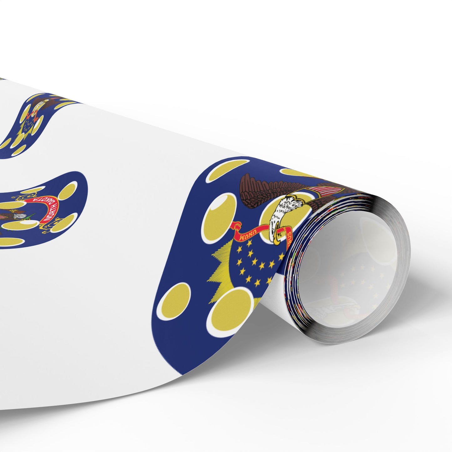 Pickleball Gift Wrap, North Dakota State Flag