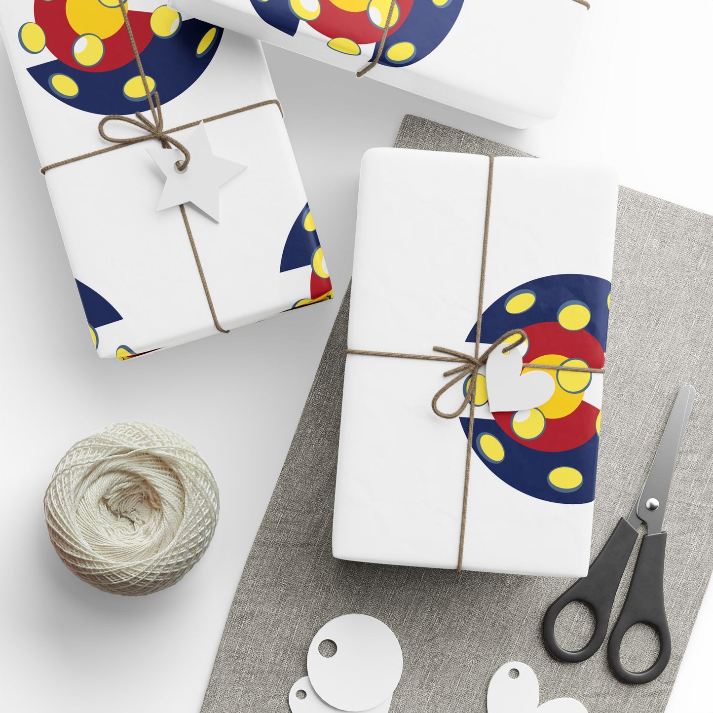 Pickleball Gift Wrap, Colorado State Flag