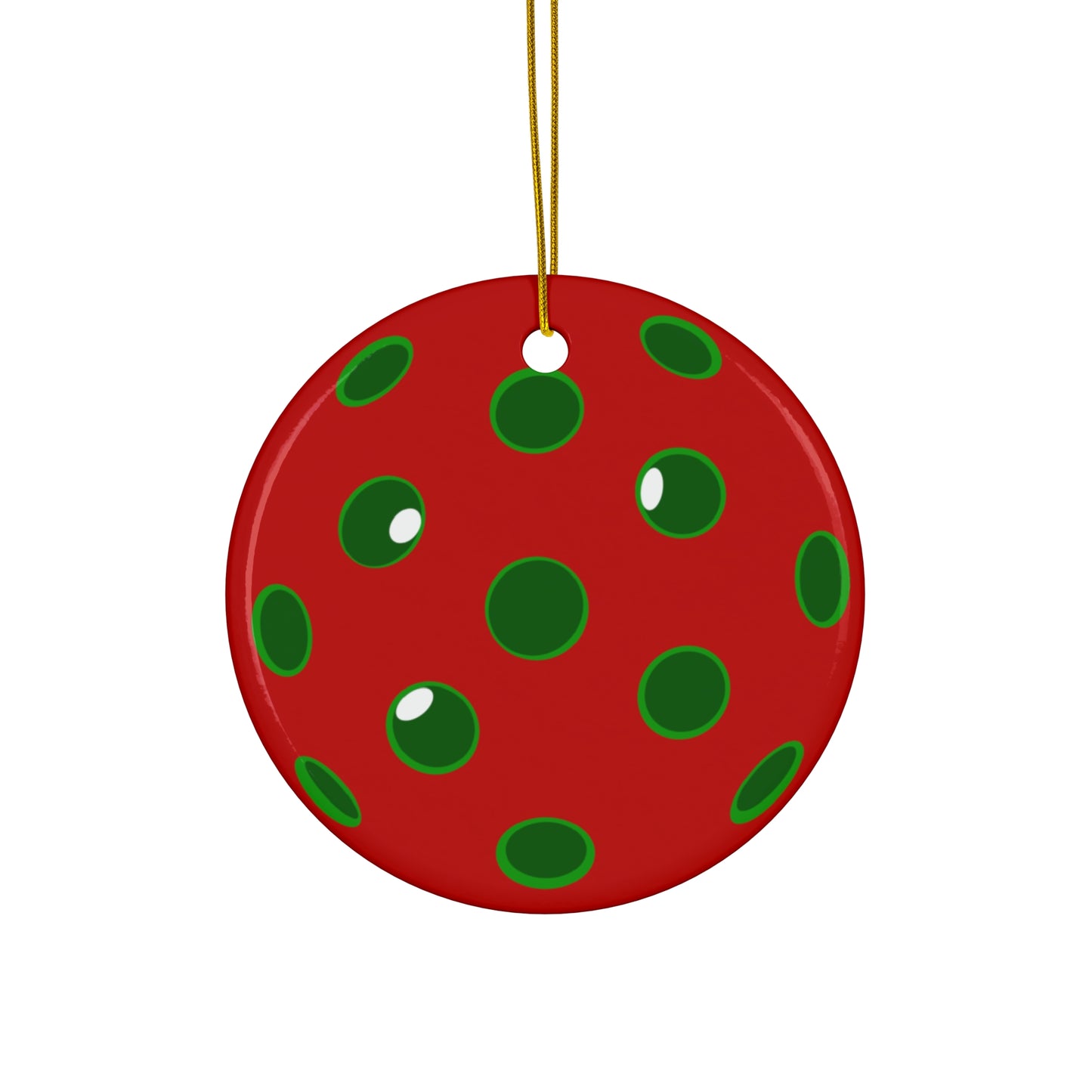 Ornament, Red & Green
