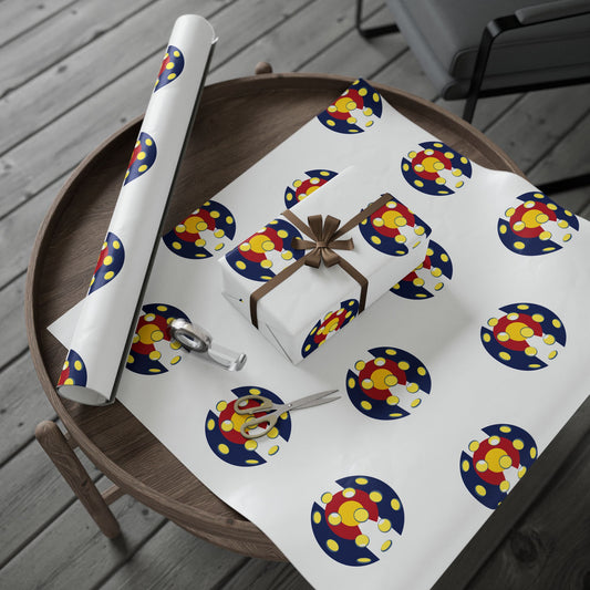 Pickleball Gift Wrap, Colorado State Flag