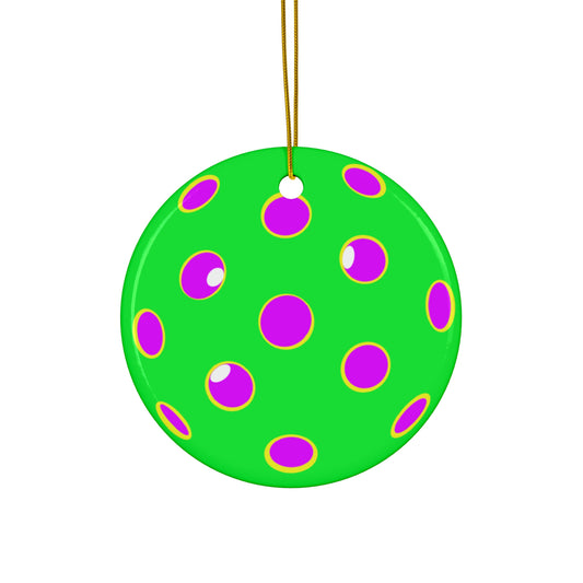 Ornament, Lime & Magenta