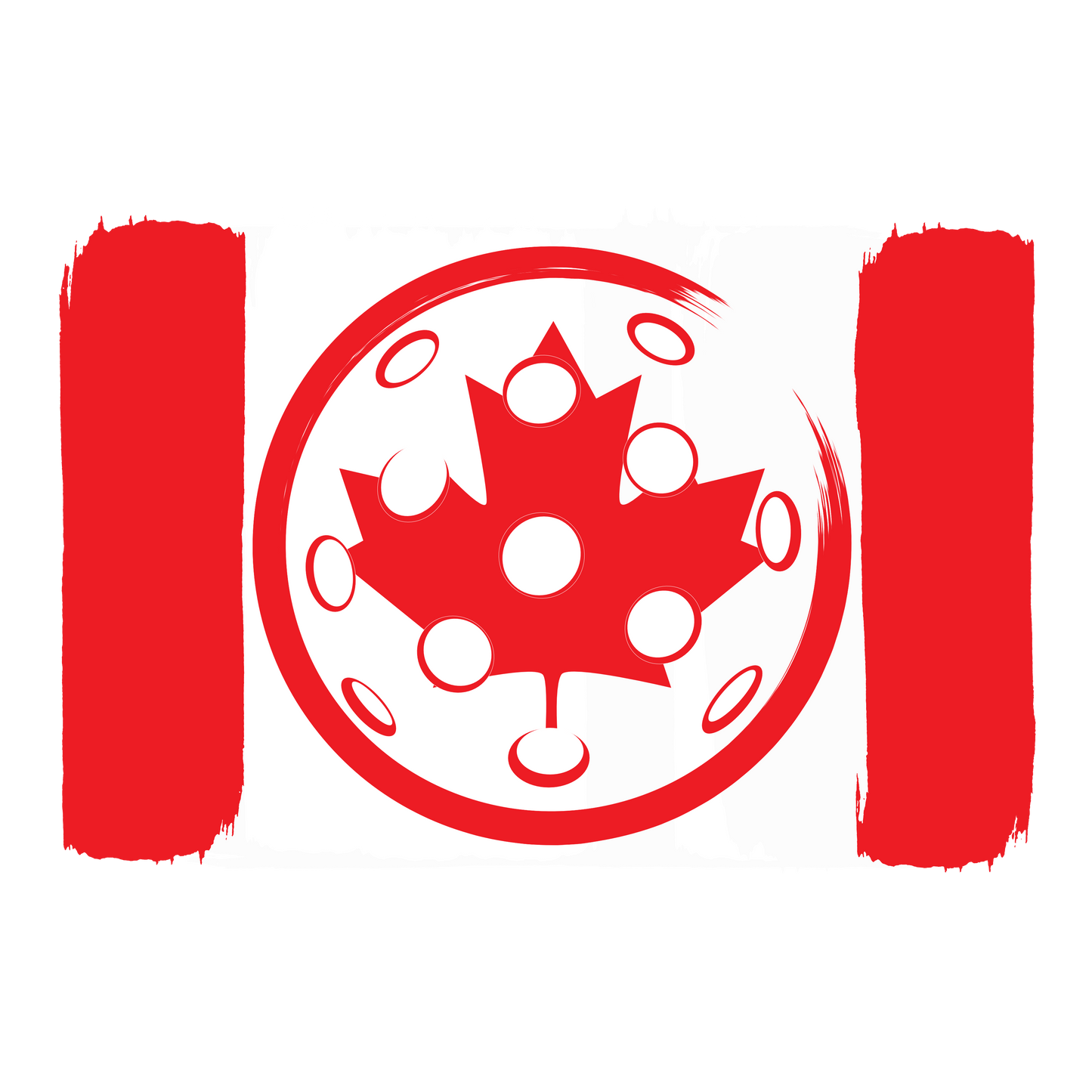 Canada Pickleball Flag, Black