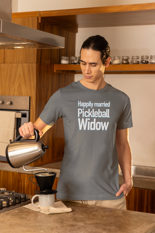 Pickleball Widow T-Shirt, Bella+Canvas 3001