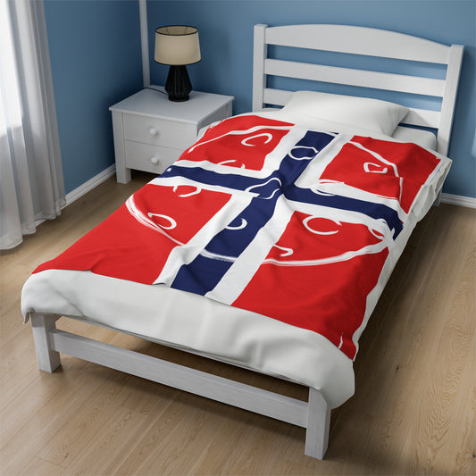 Norwegian Pickleball Blanket 50x60"