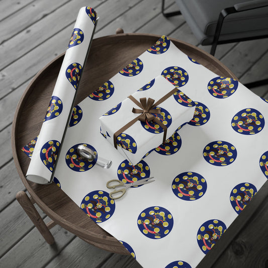 Pickleball Gift Wrap, North Dakota State Flag