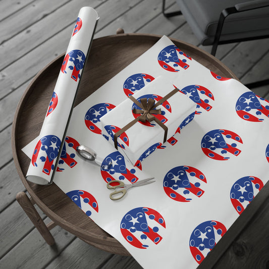 Pickleball Gift Wrap, Puerto Rico State Flag